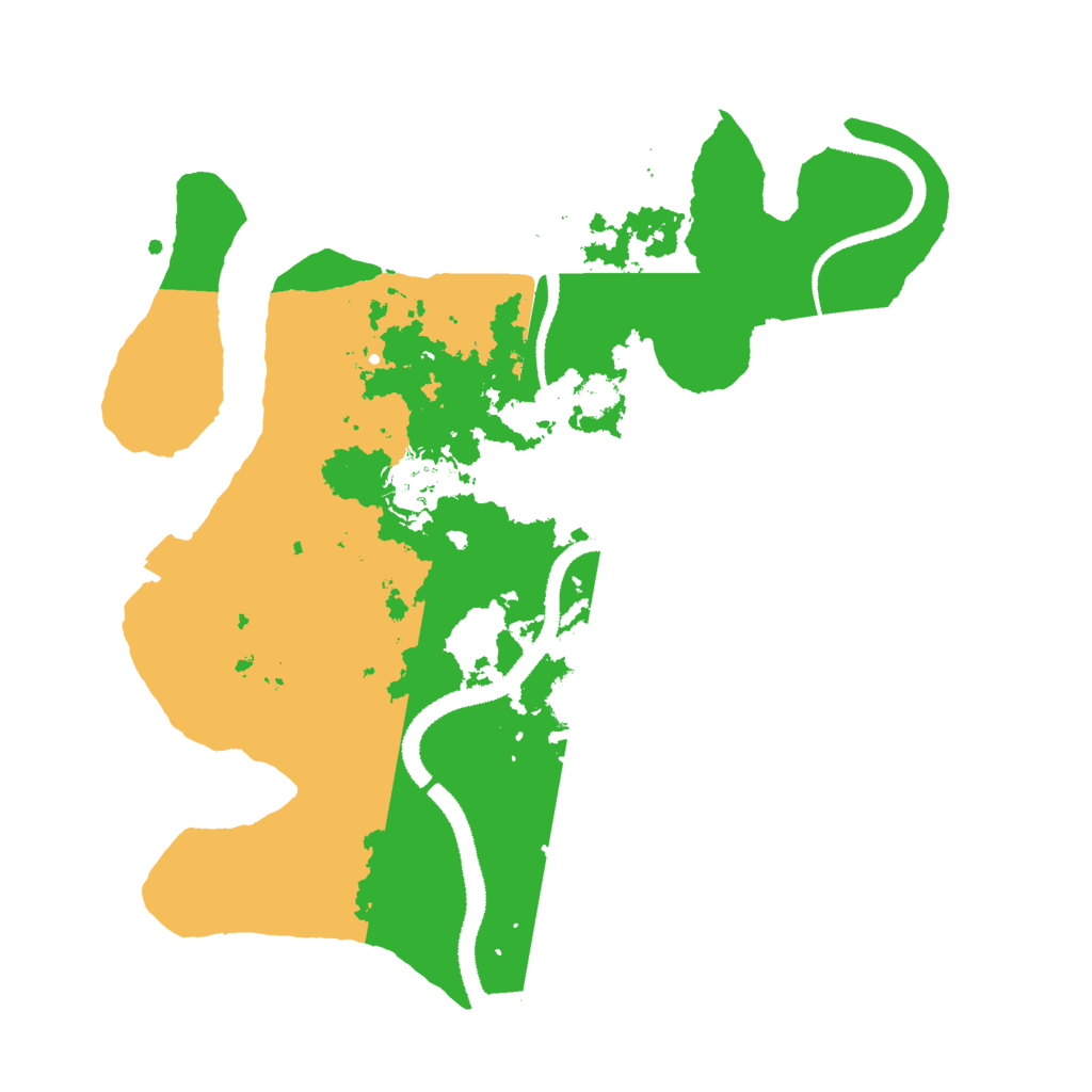 Biome Rust Map: Procedural Map, Size: 3000, Seed: 1387410379