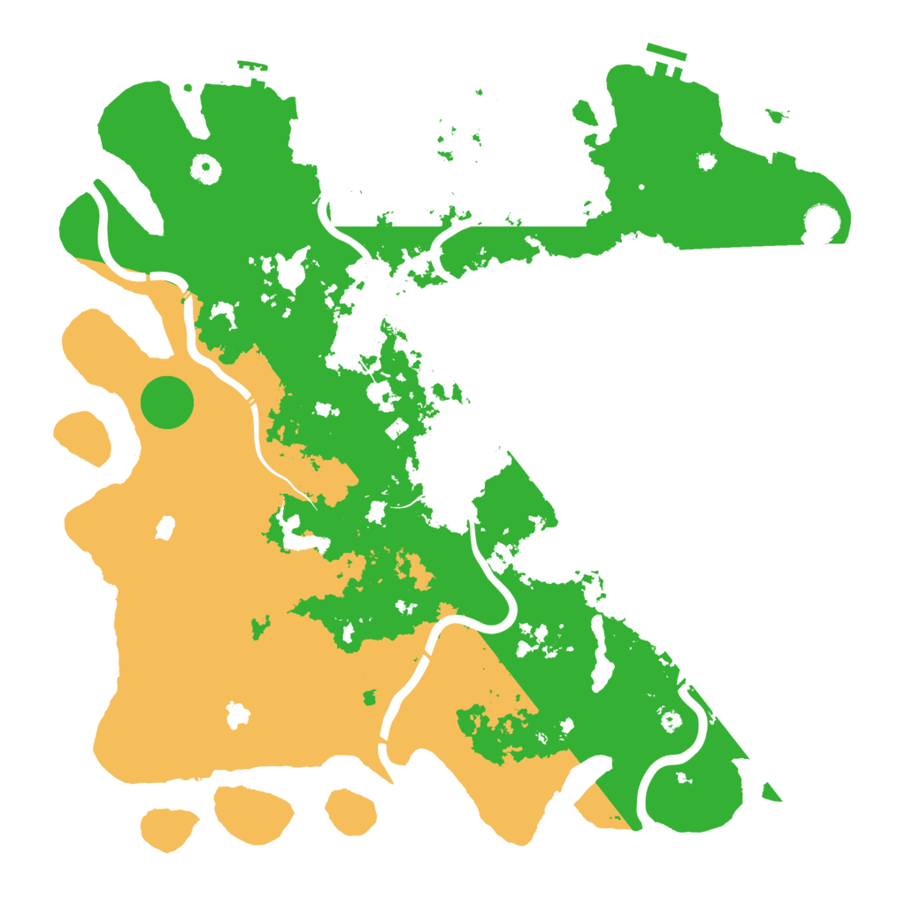 Biome Rust Map: Procedural Map, Size: 4500, Seed: 799089888