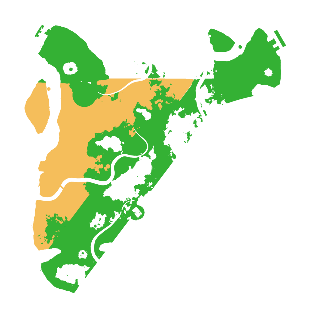 Biome Rust Map: Procedural Map, Size: 3500, Seed: 1834596447
