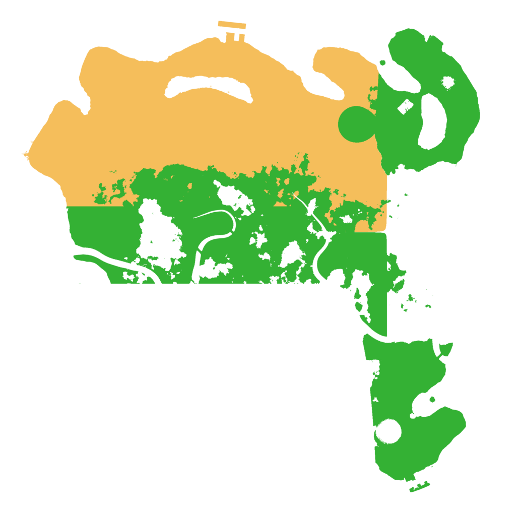 Biome Rust Map: Procedural Map, Size: 3750, Seed: 505141932