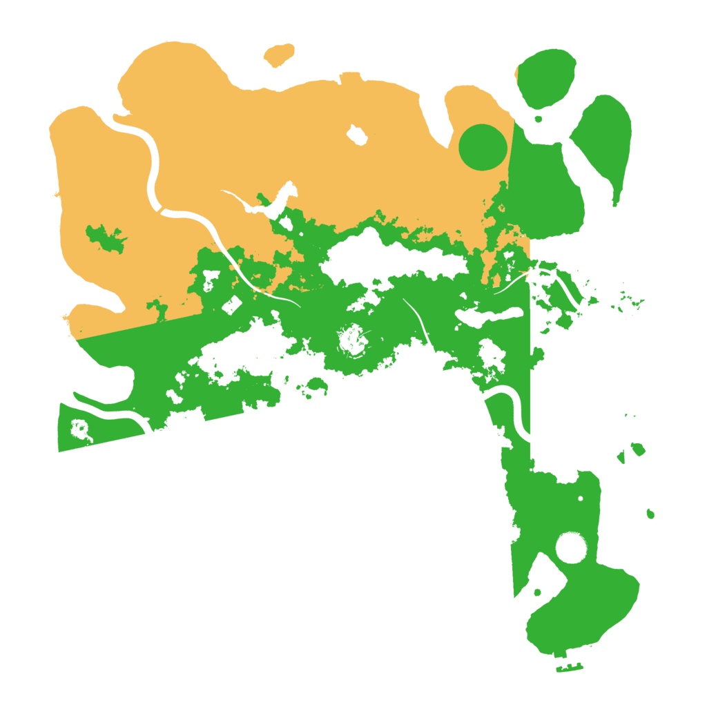 Biome Rust Map: Procedural Map, Size: 4000, Seed: 19521155