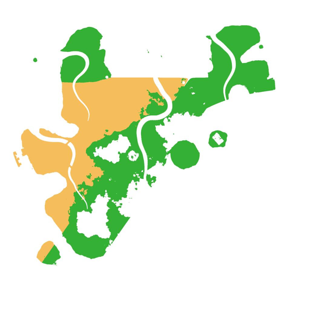 Biome Rust Map: Procedural Map, Size: 3000, Seed: 93996