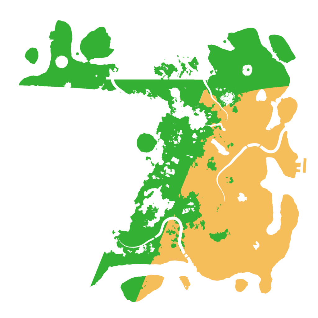 Biome Rust Map: Procedural Map, Size: 4500, Seed: 36721