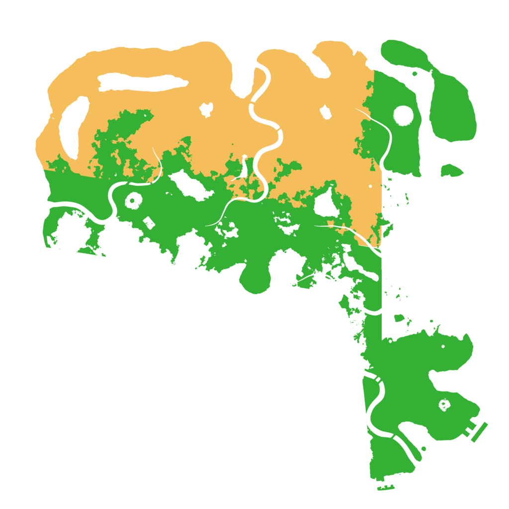 Biome Rust Map: Procedural Map, Size: 4500, Seed: 49228863