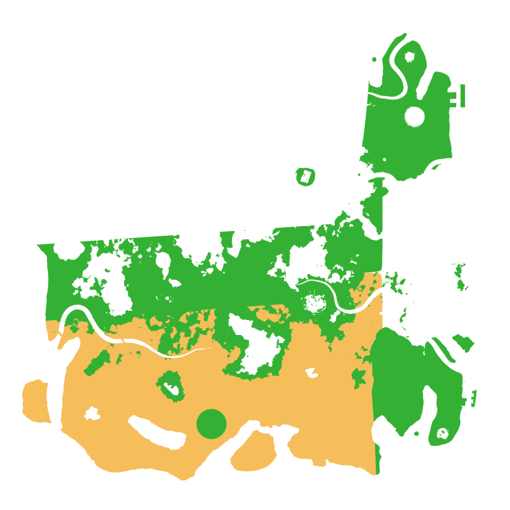 Biome Rust Map: Procedural Map, Size: 4500, Seed: 2654