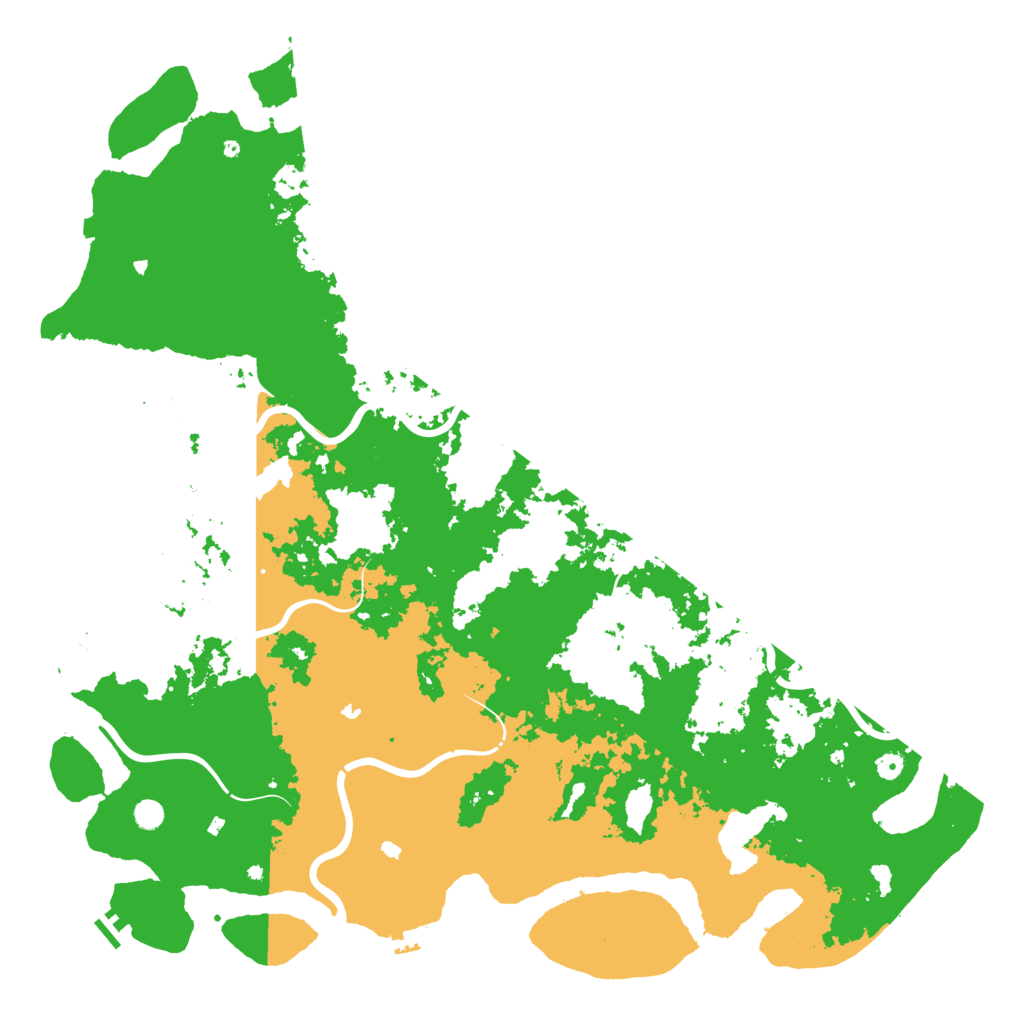 Biome Rust Map: Procedural Map, Size: 6000, Seed: 503417594