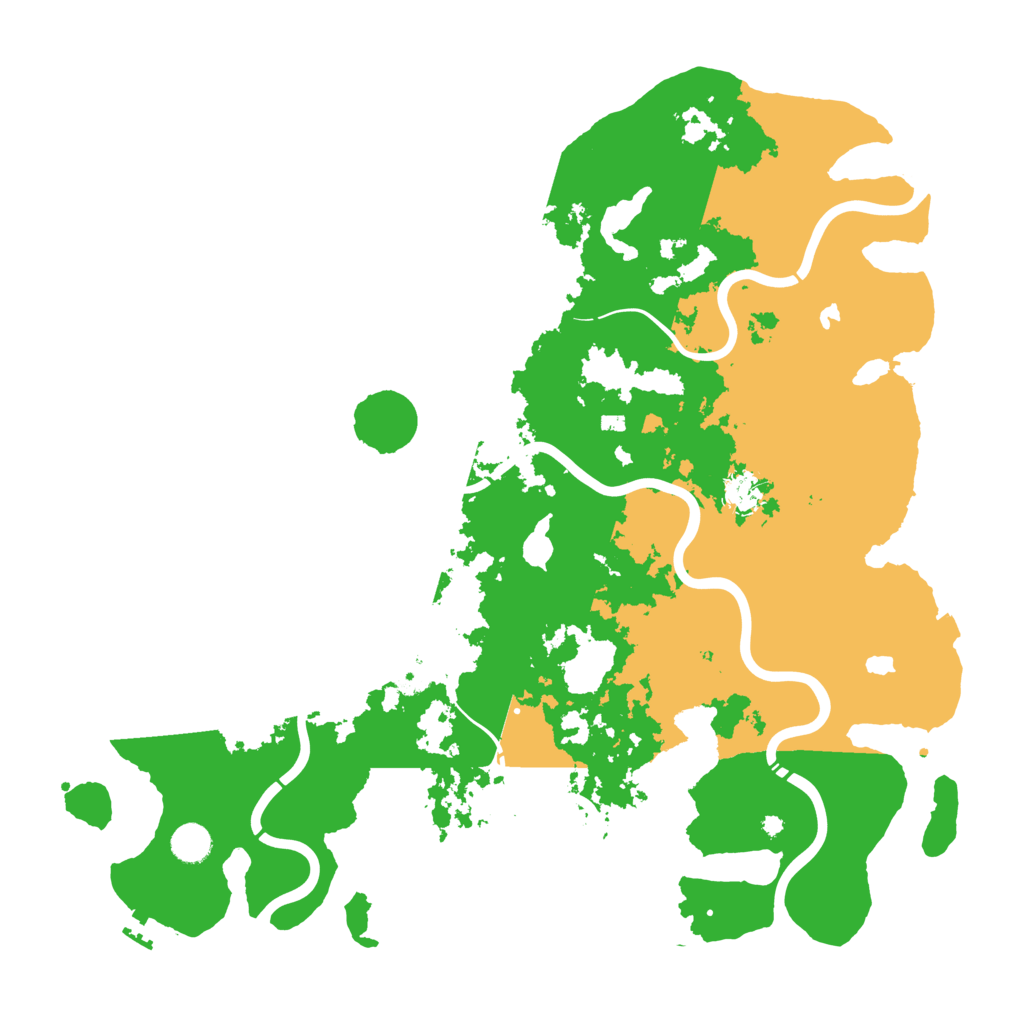 Biome Rust Map: Procedural Map, Size: 4500, Seed: 1066345953