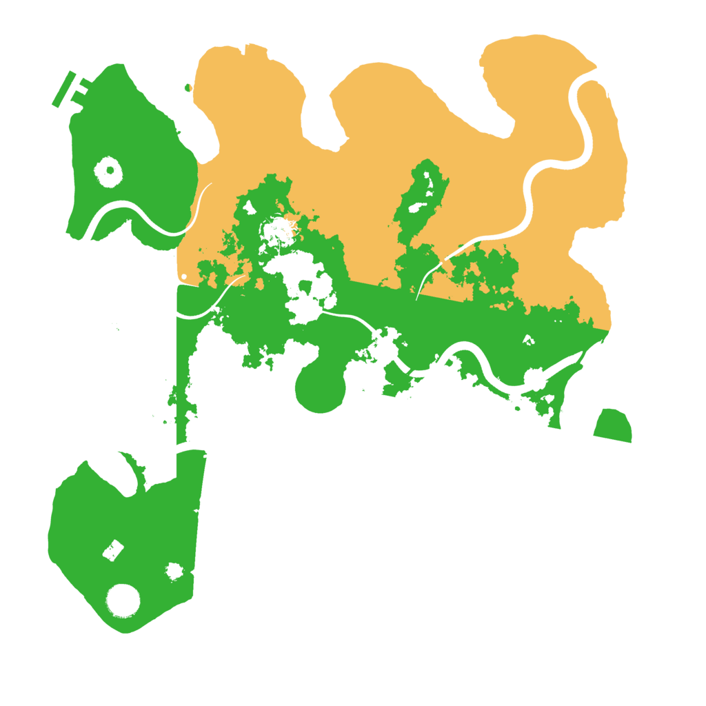 Biome Rust Map: Procedural Map, Size: 3700, Seed: 1971400709