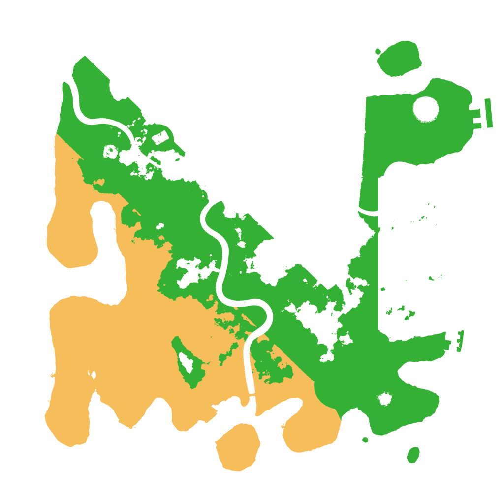Biome Rust Map: Procedural Map, Size: 3500, Seed: 587573404