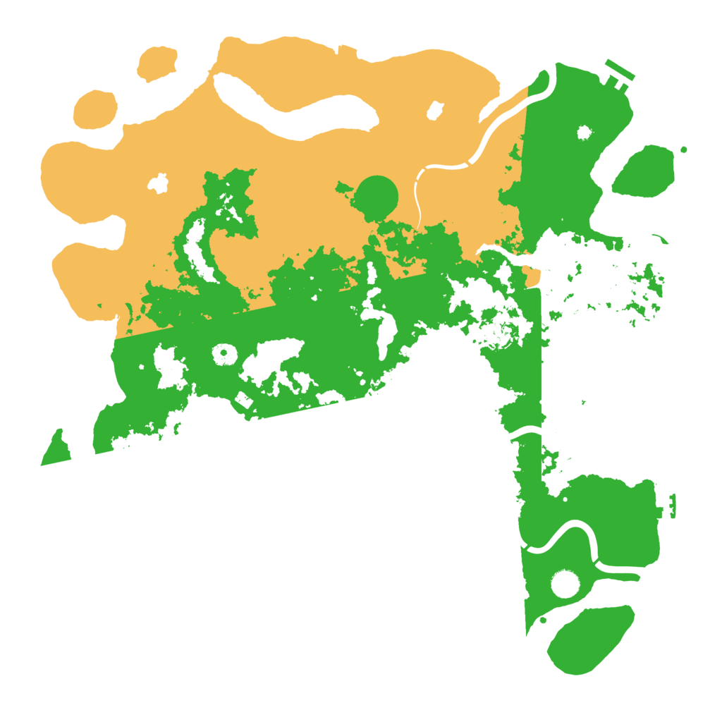 Biome Rust Map: Procedural Map, Size: 4500, Seed: 1034872307