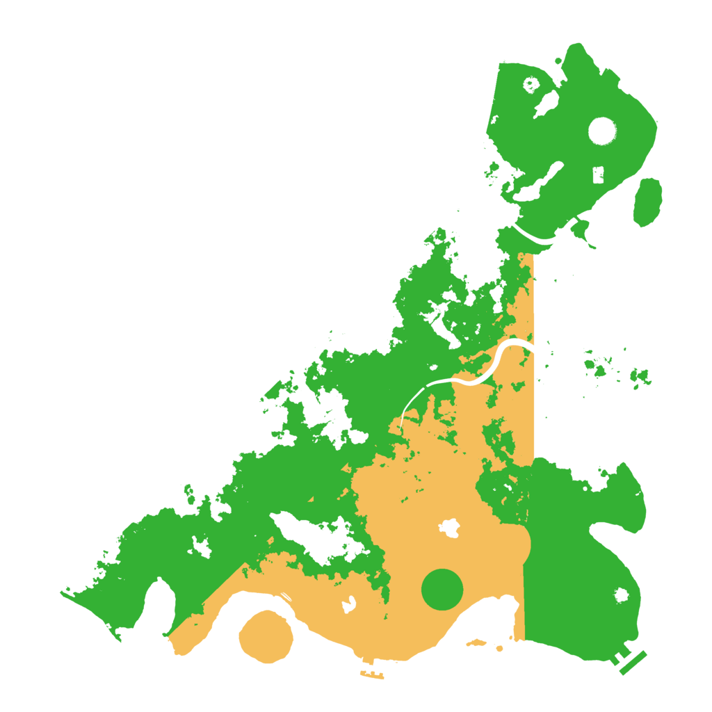 Biome Rust Map: Procedural Map, Size: 4500, Seed: 1829616242
