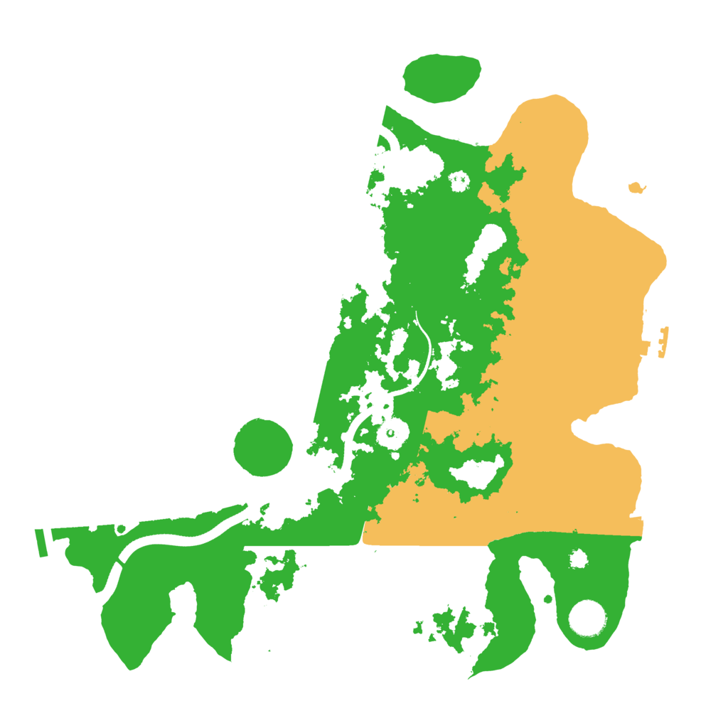 Biome Rust Map: Procedural Map, Size: 3500, Seed: 13472838