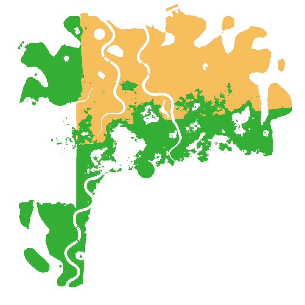 Biome Rust Map: Procedural Map, Size: 4800, Seed: 645784609