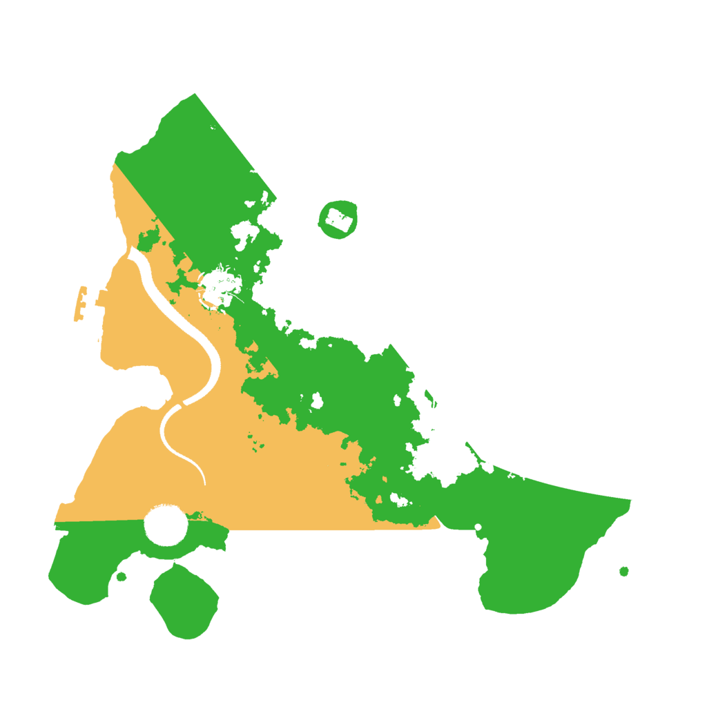 Biome Rust Map: Procedural Map, Size: 3000, Seed: 1147717299