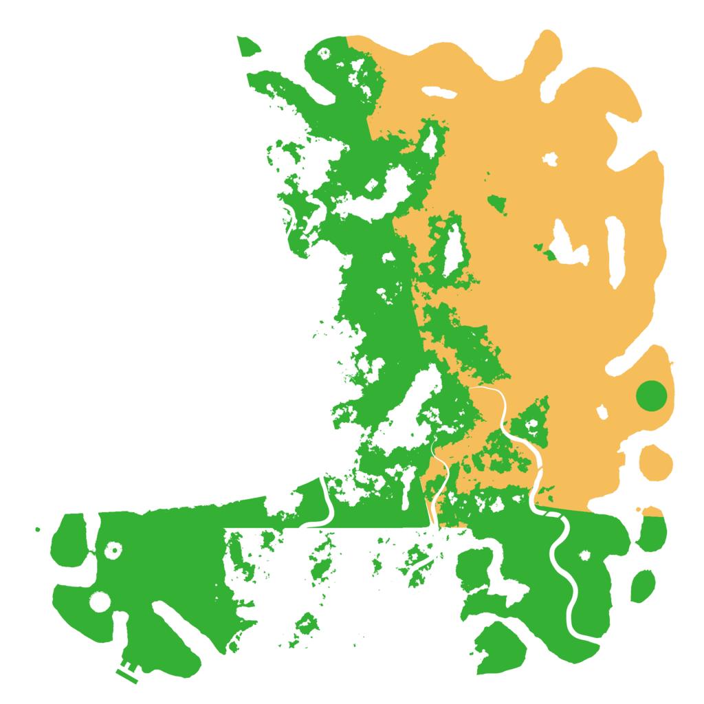 Biome Rust Map: Procedural Map, Size: 6000, Seed: 4573
