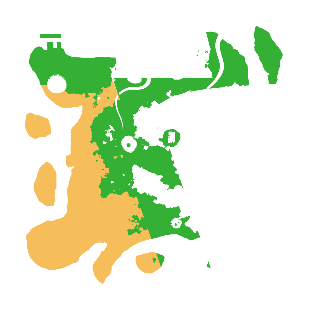 Biome Rust Map: Procedural Map, Size: 3000, Seed: 673941146