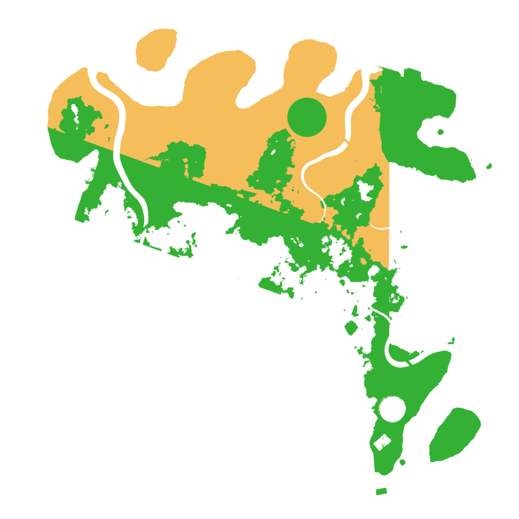 Biome Rust Map: Procedural Map, Size: 3500, Seed: 1925744978
