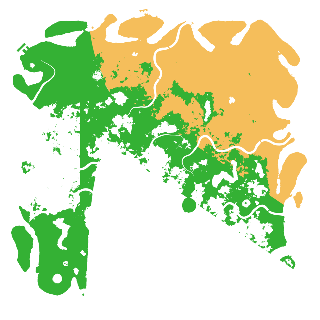 Biome Rust Map: Procedural Map, Size: 6000, Seed: 1863251125