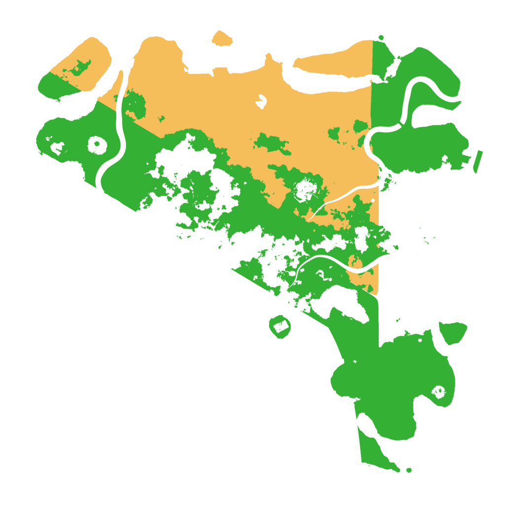 Biome Rust Map: Procedural Map, Size: 4000, Seed: 135072193