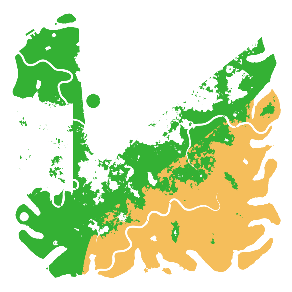 Biome Rust Map: Procedural Map, Size: 6000, Seed: 1019078776