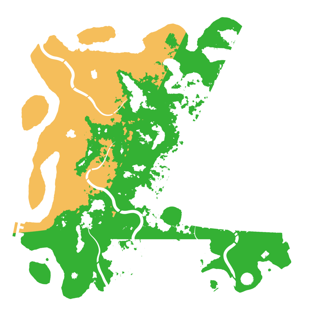 Biome Rust Map: Procedural Map, Size: 4500, Seed: 454772060