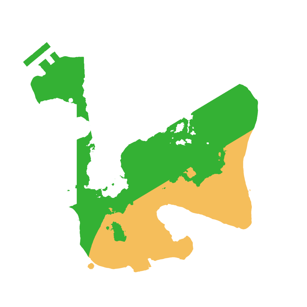 Biome Rust Map: Procedural Map, Size: 2000, Seed: 1788125601