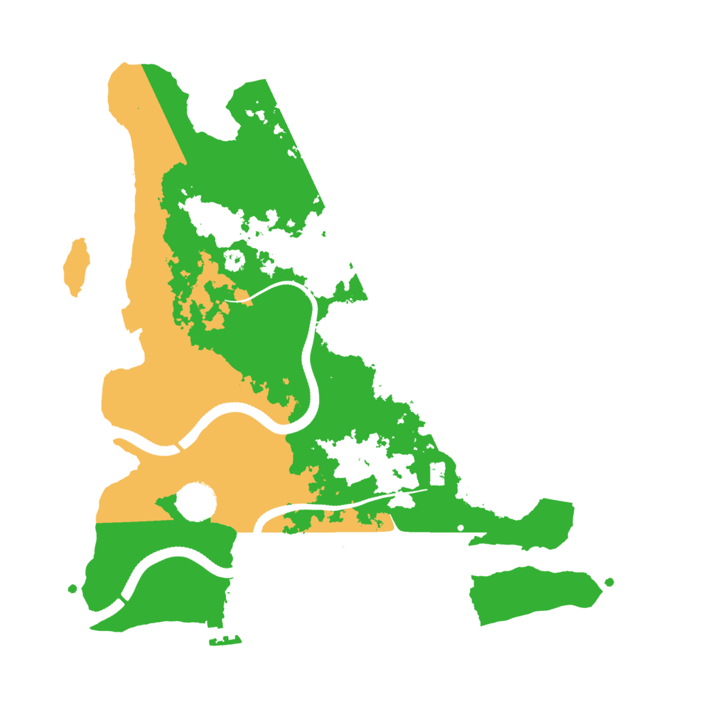 Biome Rust Map: Procedural Map, Size: 3242, Seed: 2972887