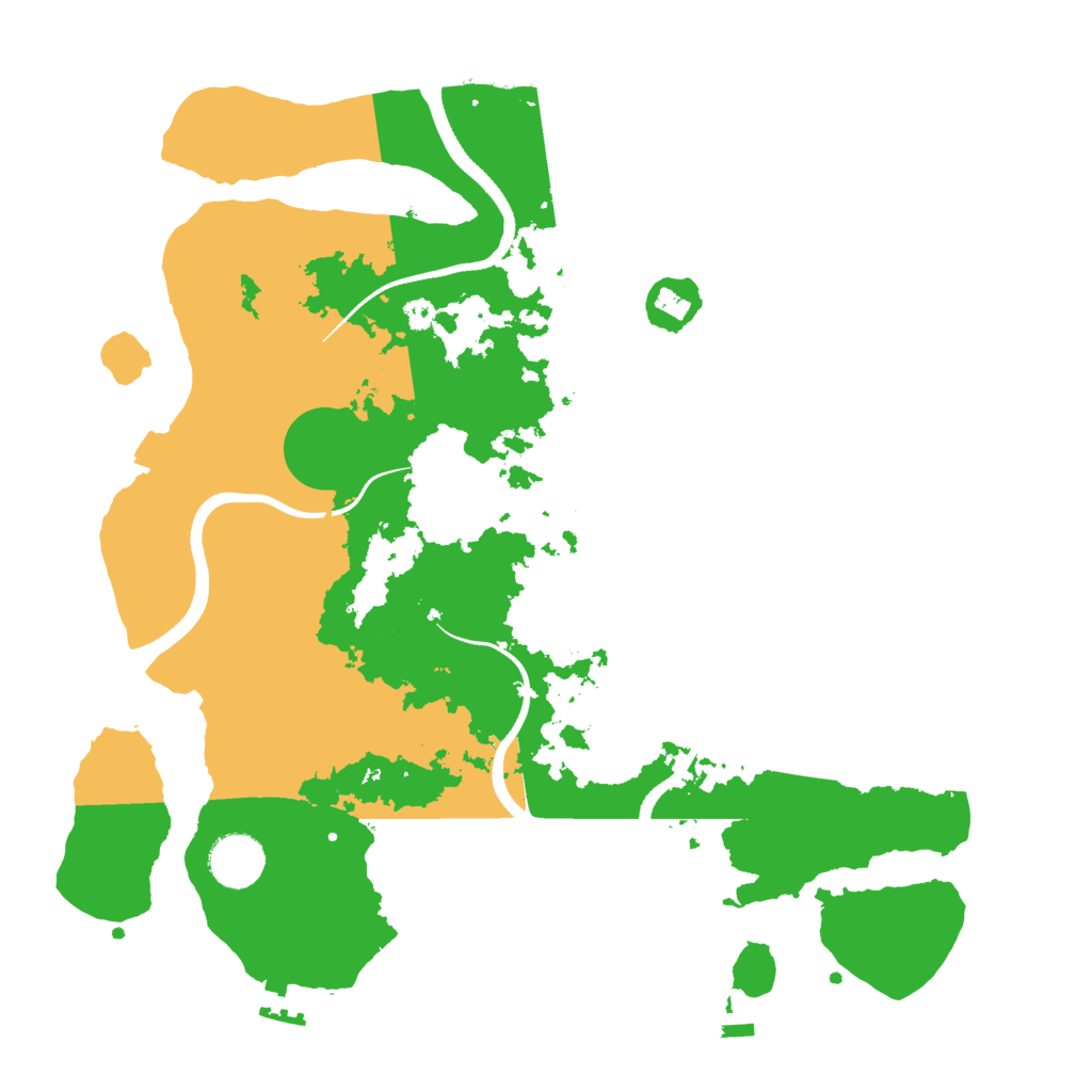 Biome Rust Map: Procedural Map, Size: 3500, Seed: 1049767858