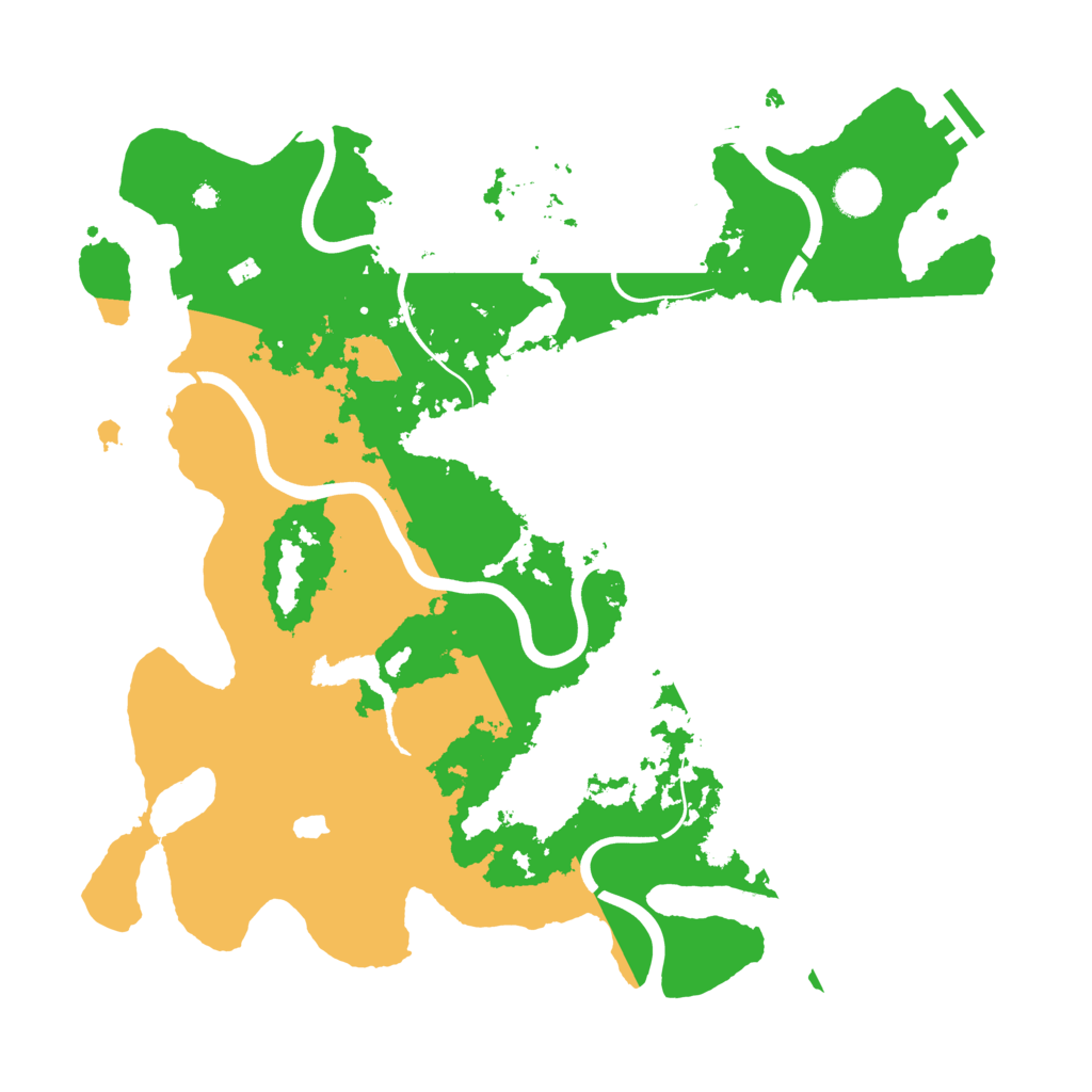 Biome Rust Map: Procedural Map, Size: 4000, Seed: 866808052