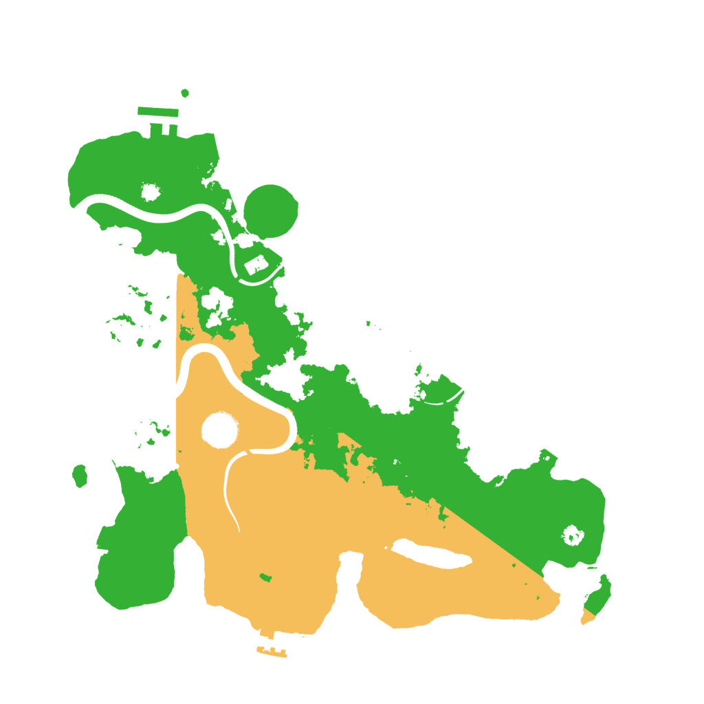 Biome Rust Map: Procedural Map, Size: 3500, Seed: 1465547904