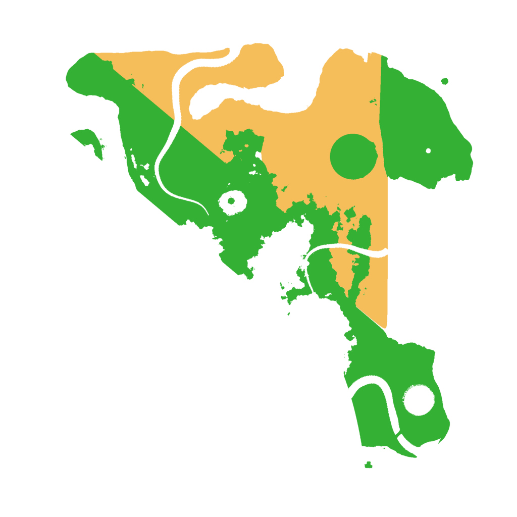Biome Rust Map: Procedural Map, Size: 3000, Seed: 36875