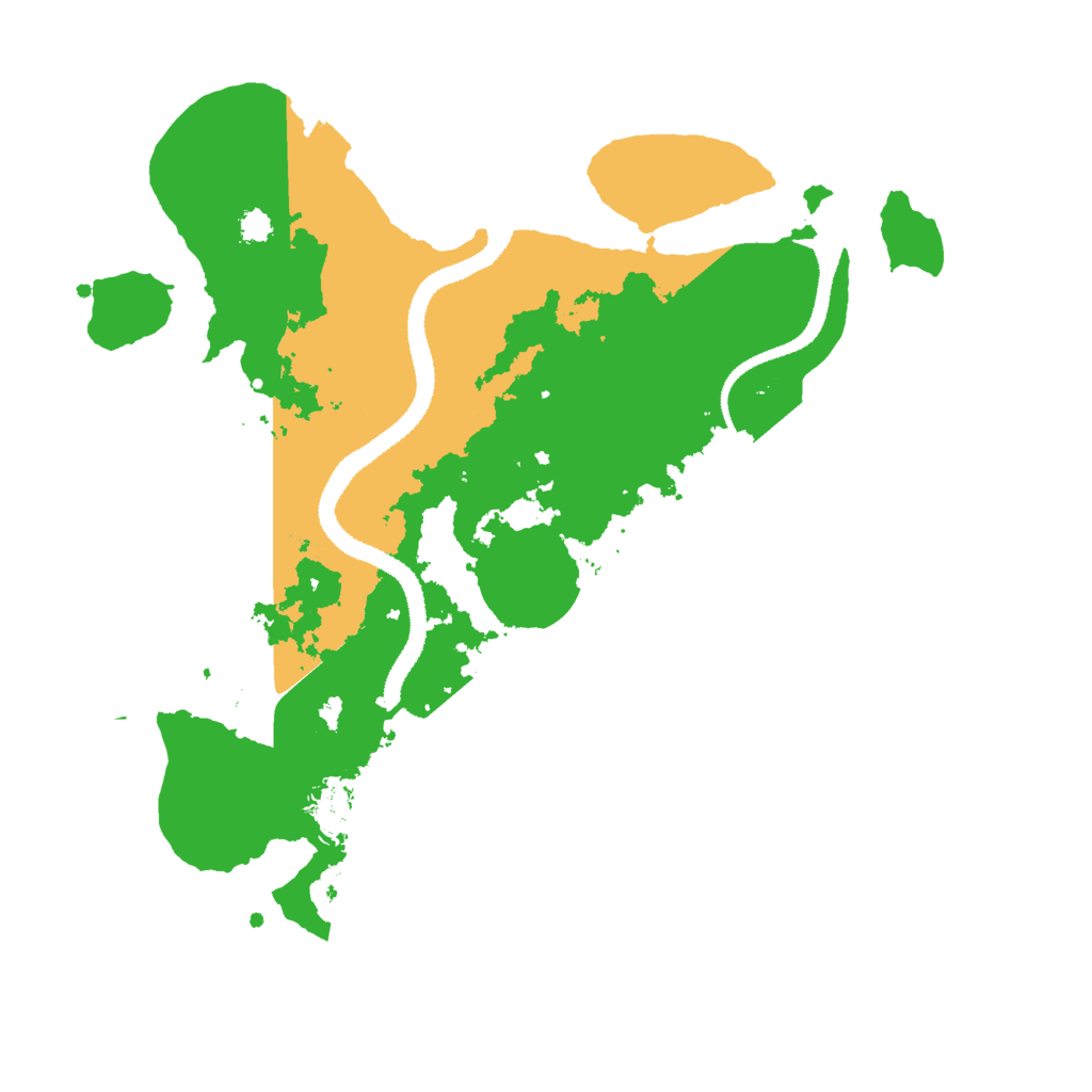 Biome Rust Map: Procedural Map, Size: 3000, Seed: 1693865060