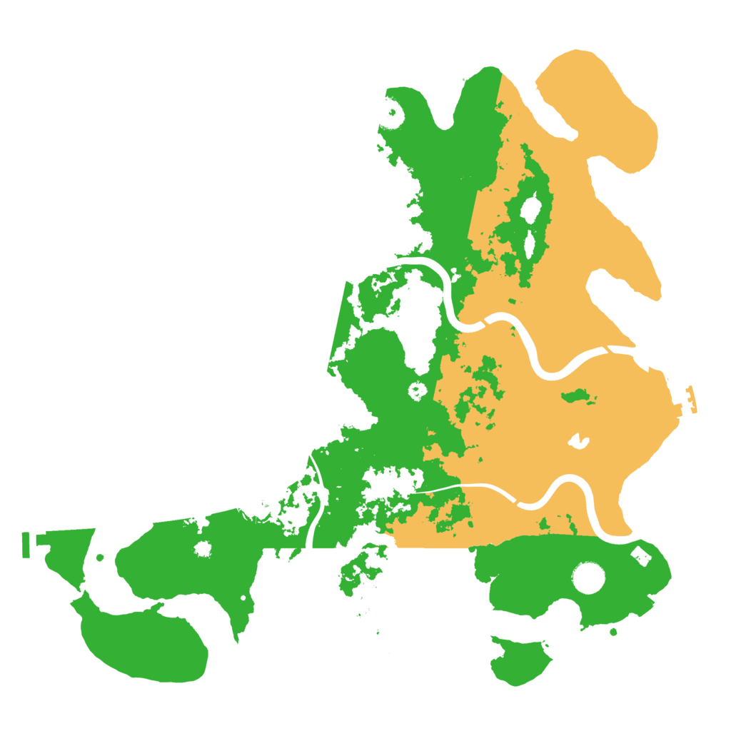 Biome Rust Map: Procedural Map, Size: 4000, Seed: 389358487