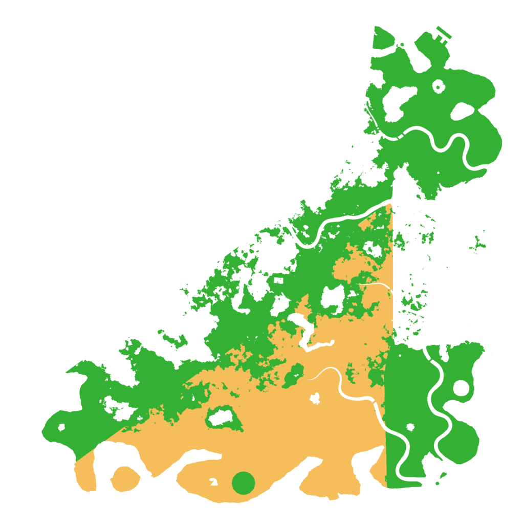 Biome Rust Map: Procedural Map, Size: 6000, Seed: 20260504