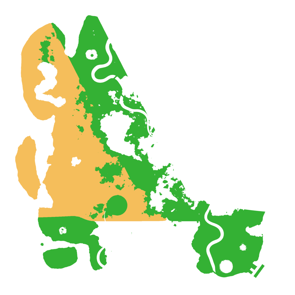 Biome Rust Map: Procedural Map, Size: 4000, Seed: 88948332