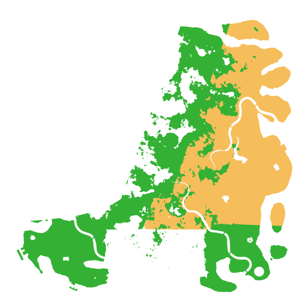 Biome Rust Map: Procedural Map, Size: 5500, Seed: 5437773