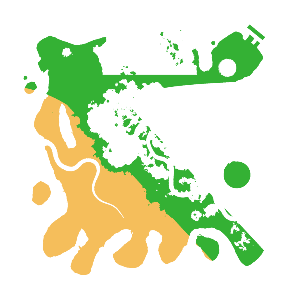 Biome Rust Map: Procedural Map, Size: 3000, Seed: 76746