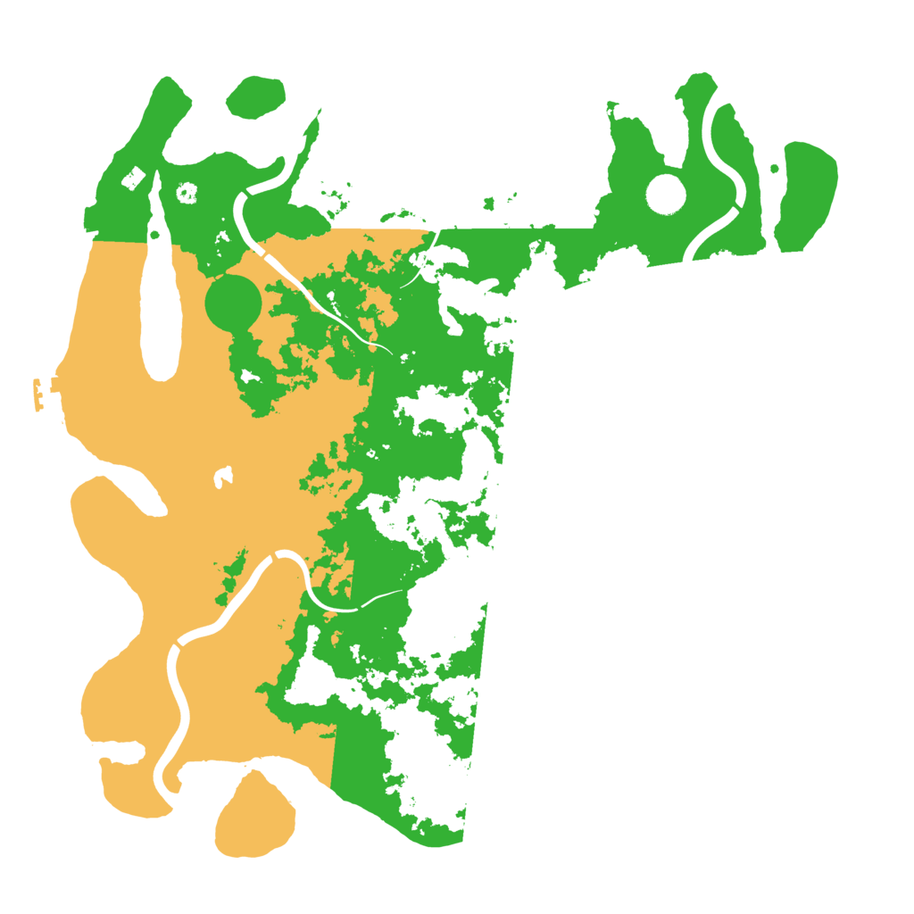 Biome Rust Map: Procedural Map, Size: 4250, Seed: 1813346508