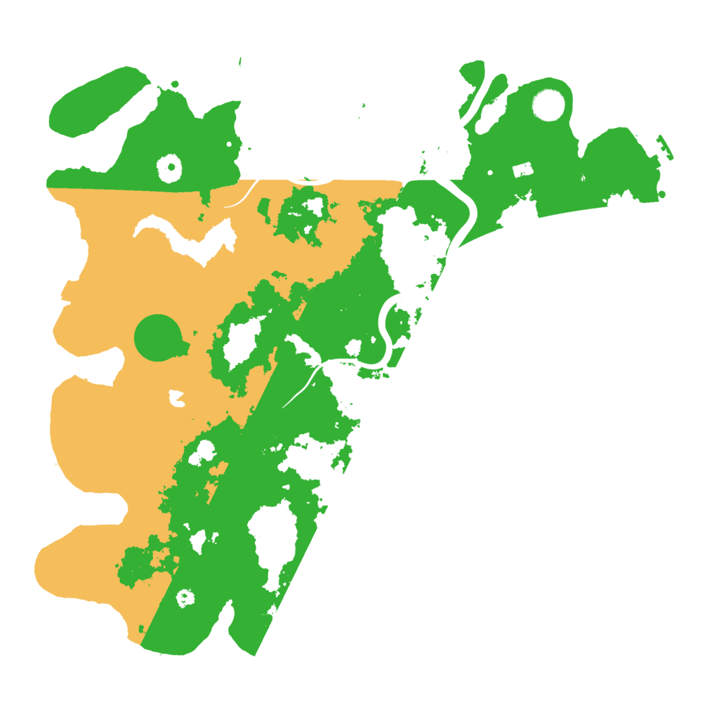 Biome Rust Map: Procedural Map, Size: 4000, Seed: 96526