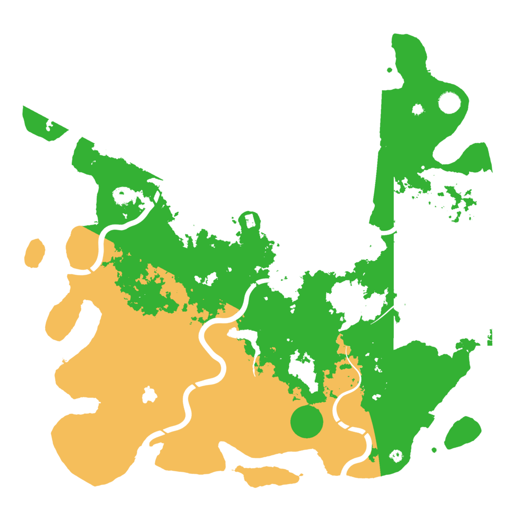 Biome Rust Map: Procedural Map, Size: 4250, Seed: 110260550