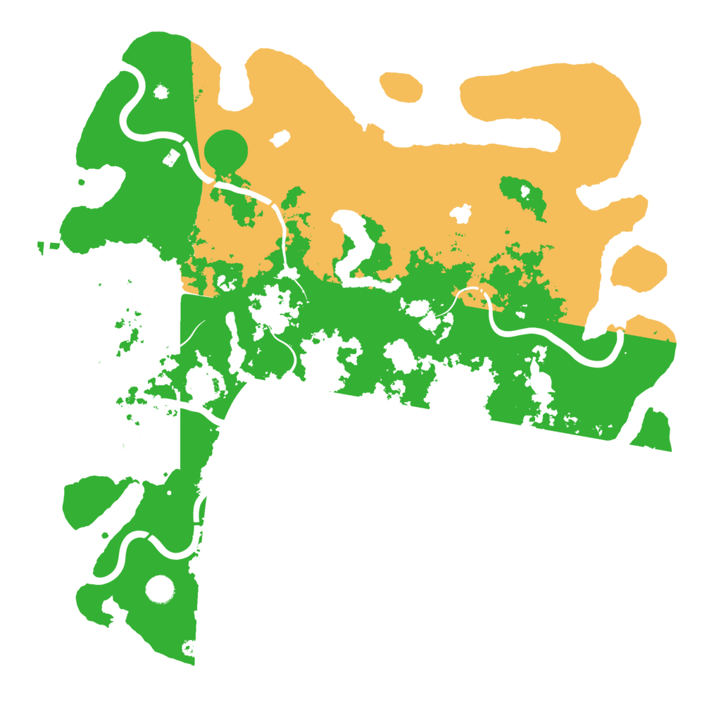 Biome Rust Map: Procedural Map, Size: 4500, Seed: 1945790263