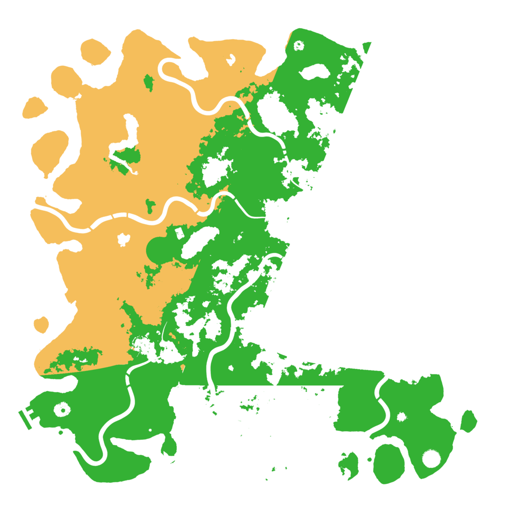 Biome Rust Map: Procedural Map, Size: 5000, Seed: 1524450348