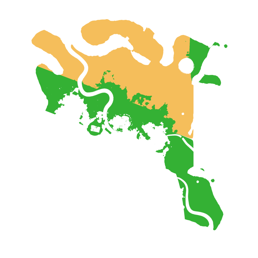 Biome Rust Map: Procedural Map, Size: 3000, Seed: 1619438476