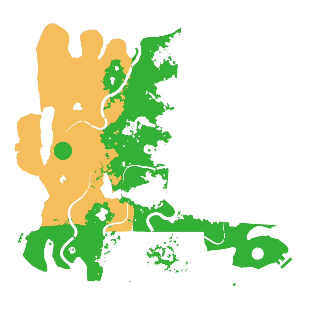 Biome Rust Map: Procedural Map, Size: 4500, Seed: 73311461