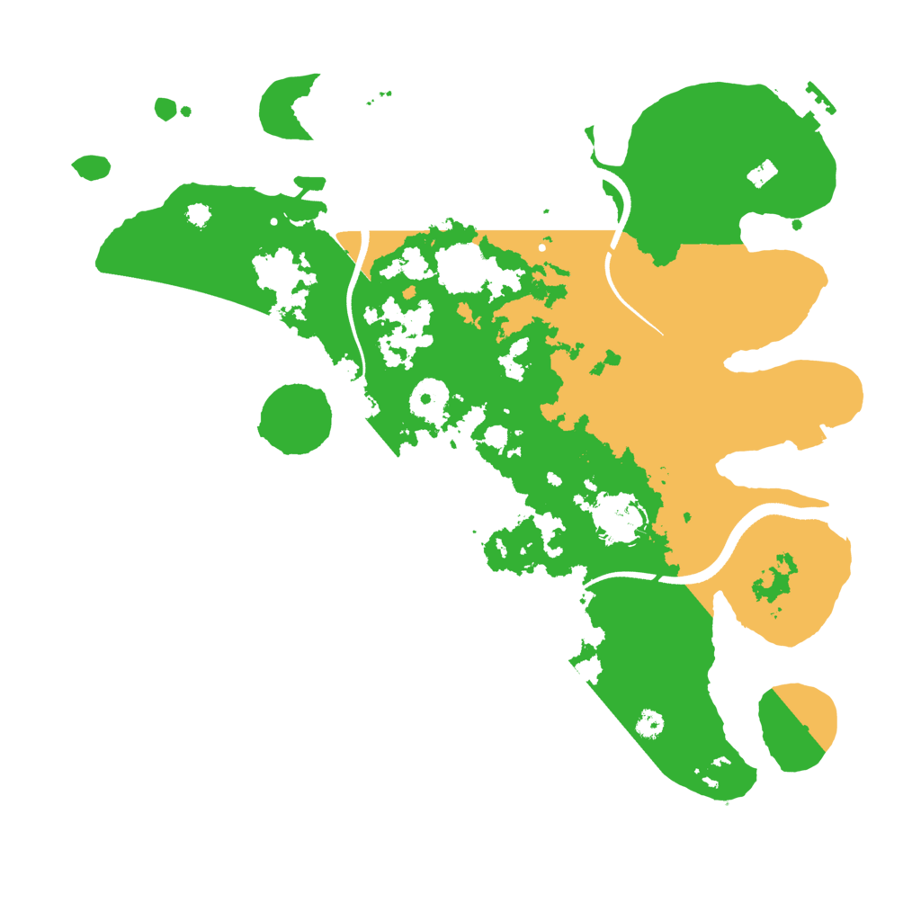 Biome Rust Map: Procedural Map, Size: 3500, Seed: 3467852