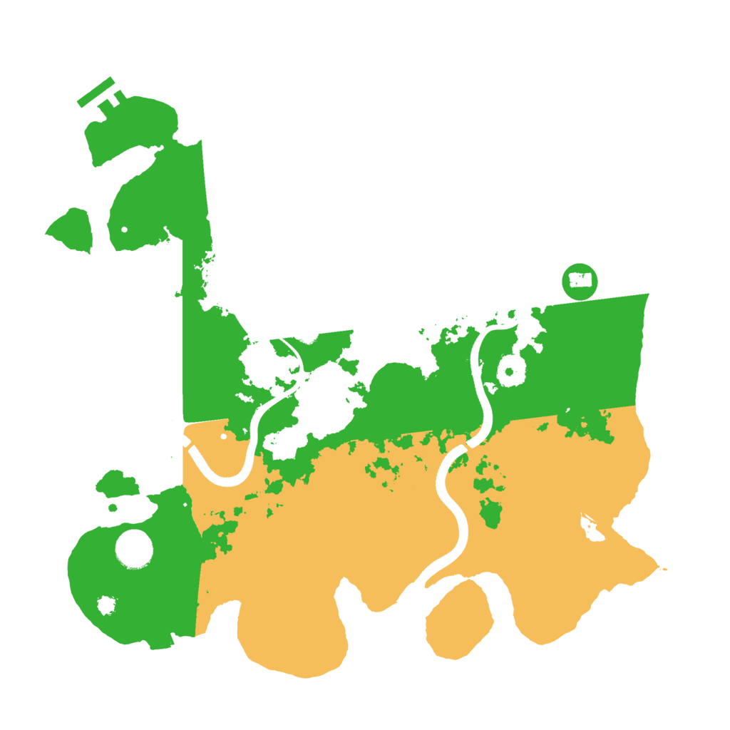 Biome Rust Map: Procedural Map, Size: 3500, Seed: 1235871900