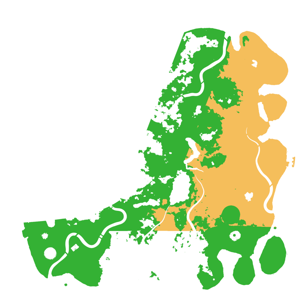 Biome Rust Map: Procedural Map, Size: 4500, Seed: 92518928