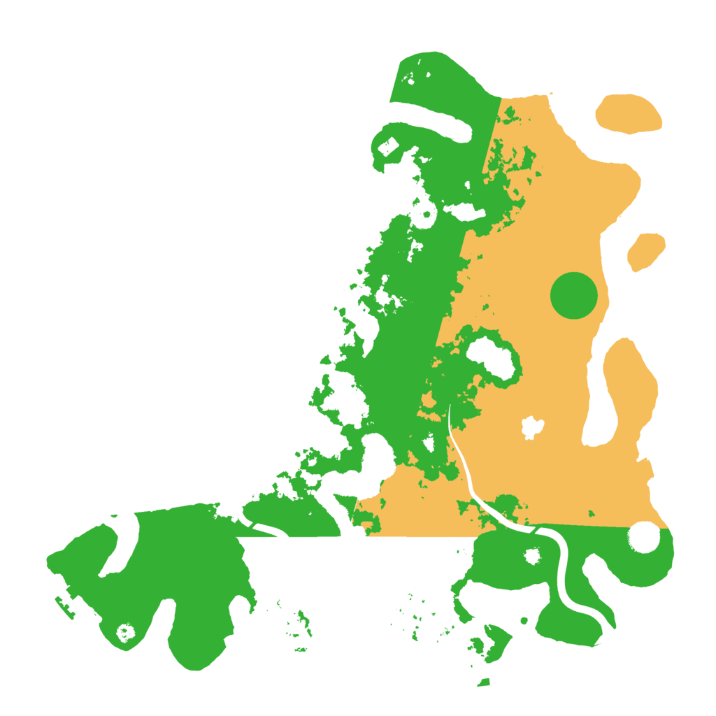 Biome Rust Map: Procedural Map, Size: 4000, Seed: 992954273