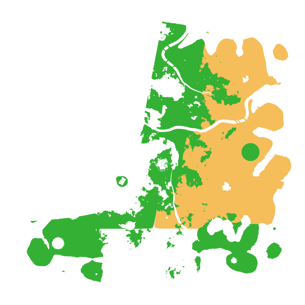 Biome Rust Map: Procedural Map, Size: 4500, Seed: 46363024