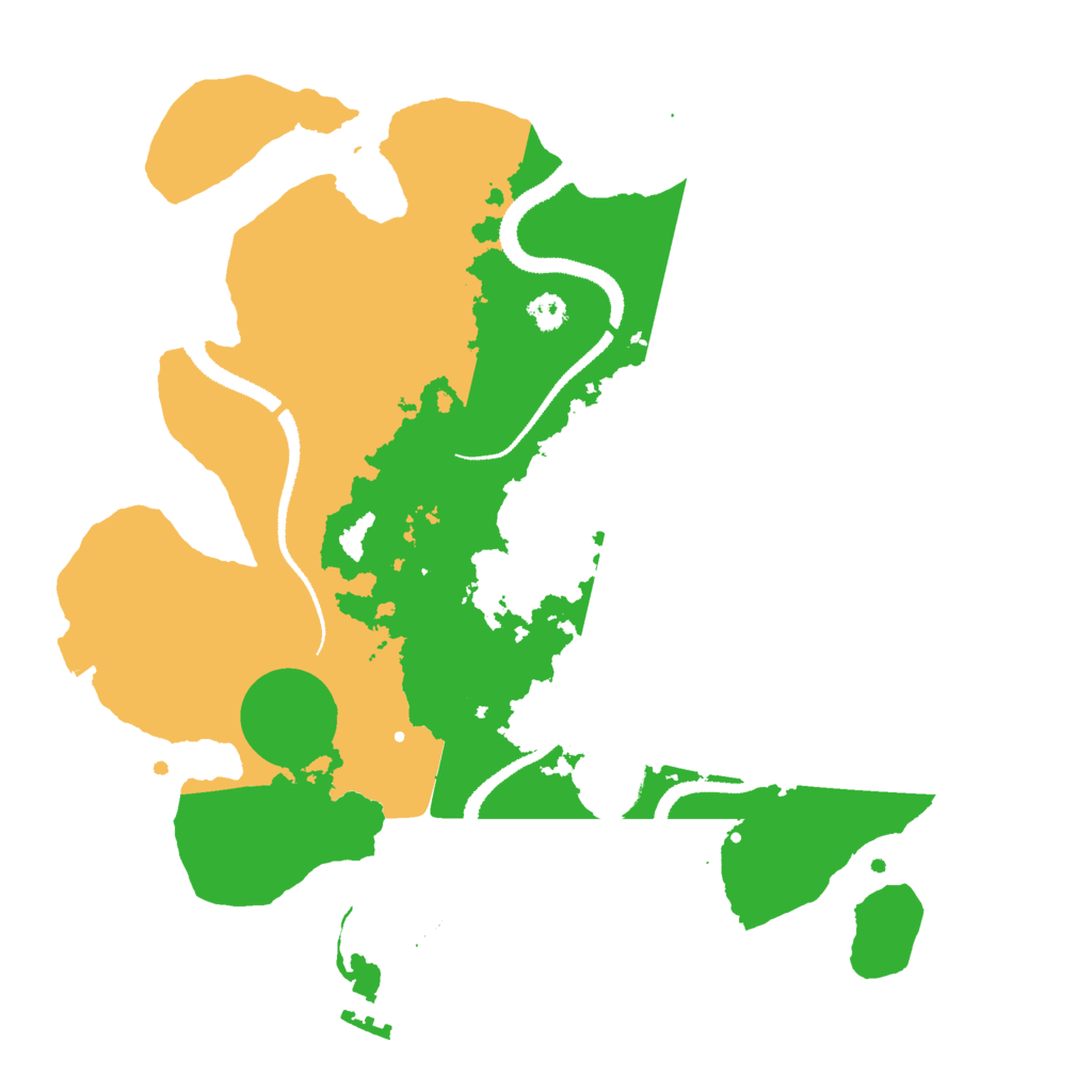 Biome Rust Map: Procedural Map, Size: 3000, Seed: 1783140996